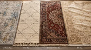 Different rug materials for professional cleaning