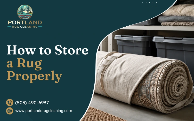 How to store a rug properly