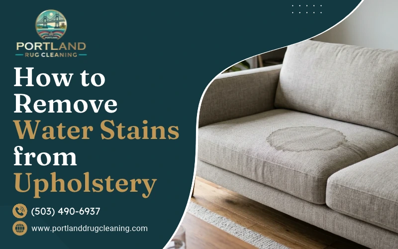 How to Remove Water Stains from Upholstery