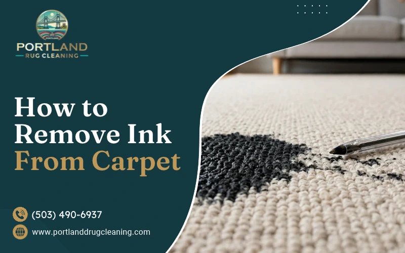 How to remove ink from carpet